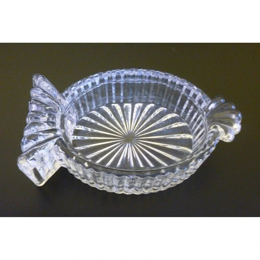 Fifth Avenue LTD 24% Lead Crystal Fish Shaped Candy Dish